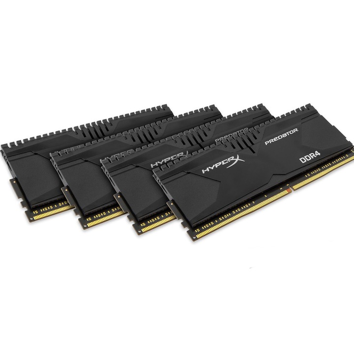 Memorii Kingston HyperX Savage Black 4x16GB, DDR4, 2400MHz, CL14