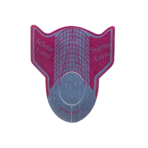 Sabloane pentru constructie Stiletto, MoonbasaNails, 40 bucati, Gri