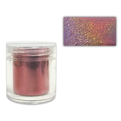 Folie transfer 27 MoonbasaNails, Roz cu sclipici