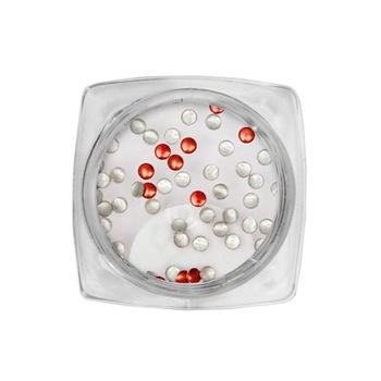 Stras circular Netkosar, 100 bucati, 15-12, Rosu metalizat Stras circular Netkosar, 100 bucati, 15-12, Rosu metalizat