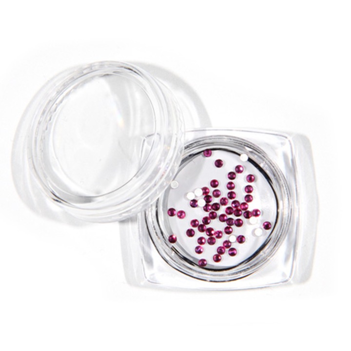 Kristály strasszkő 50 db #SS3 Fuchsia