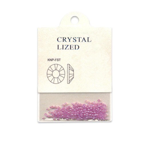 Set 250 perle decorative MoonbasaNails, Semicerc, 020, Lila