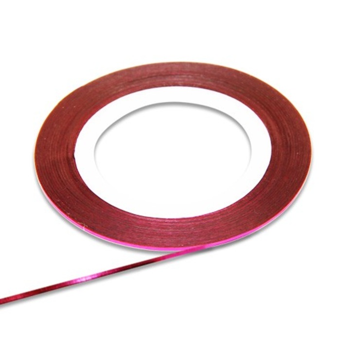 Banda decorativa pentru unghii artificiale, MoonbasaNails, 09, Mov deschis