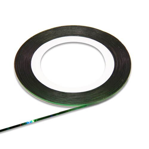 Banda decorativa pentru unghii artificiale, MoonbasaNails, 07, Verde