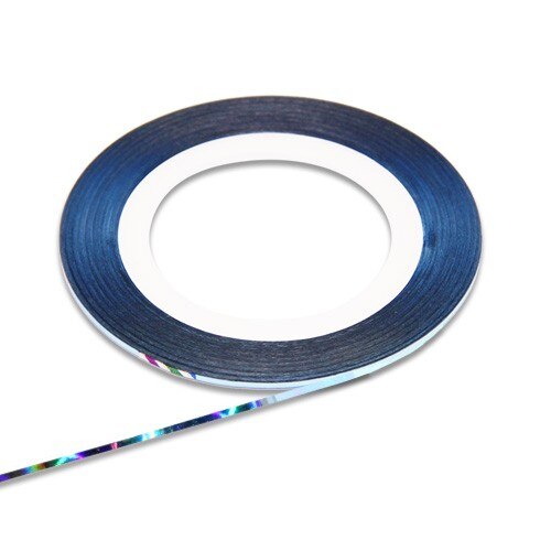 Banda decorativa pentru unghii artificiale, MoonbasaNails, 10, Curcubeu