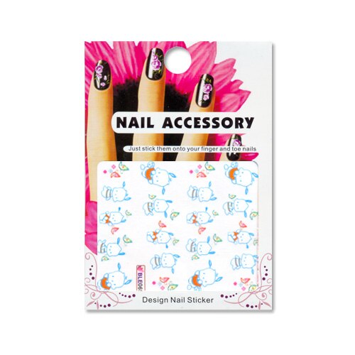 Tatuaj sticker cu efect acrilic ble-065, MoonbasaNails, Multicolor