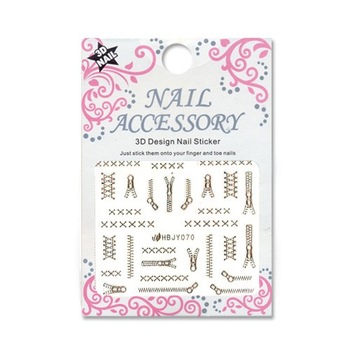 Ornamente autocolante 3D cu efect acrilic MoonbasaNails, HBJY070, Auriu Ornamente autocolante 3D cu efect acrilic MoonbasaNails, HBJY070, Auriu