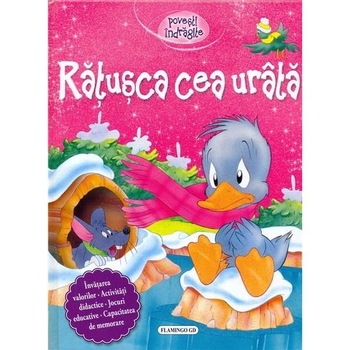 Ratusca cea urata - cu sclipici si activitati Ratusca cea urata - cu sclipici si activitati