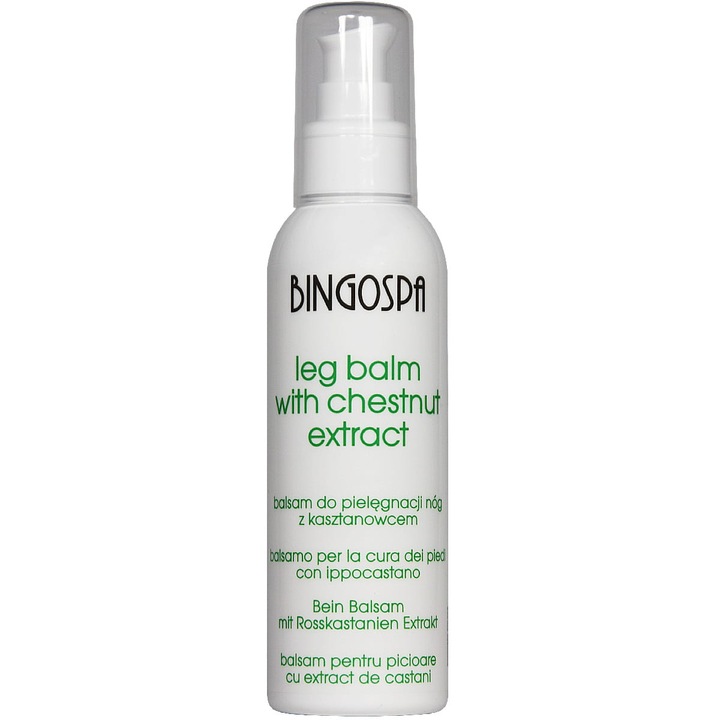 Balsam pentru picioare, BingoSpa, Extract de castan salbatic si ulei de menta, 135 g