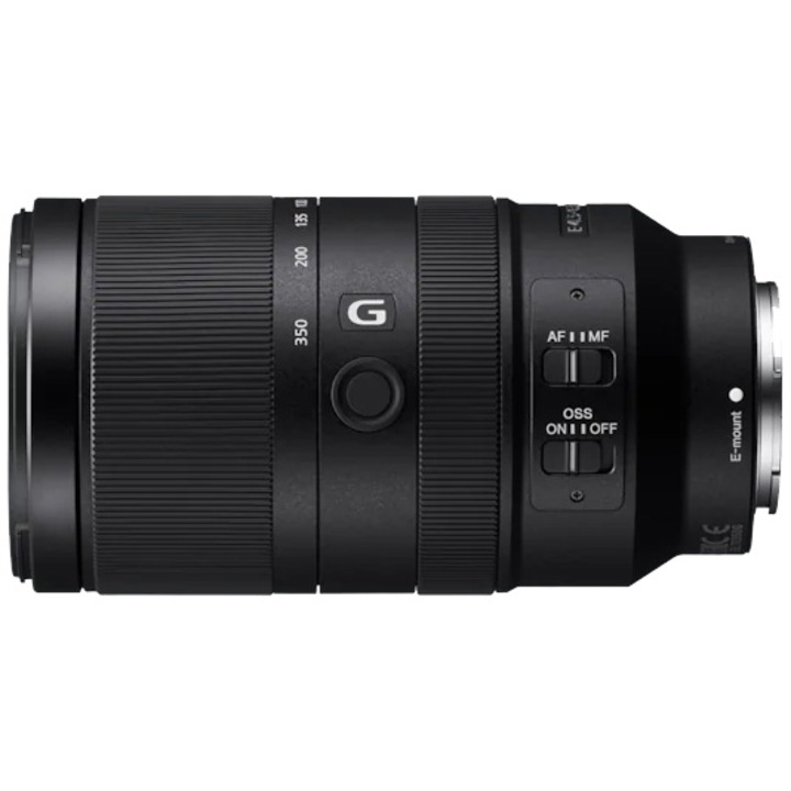 Sony E 70-350mm F4.5-6.3 G OSS objektív, Fekete