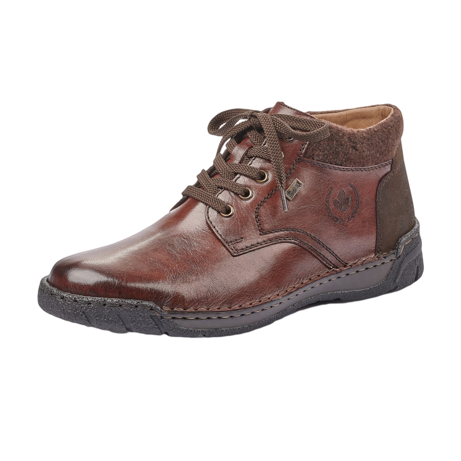 Ghete barbati piele naturala Rieker B0348-25, maro 7779, Maro