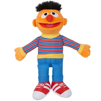 Jucarie din plus si material textil Ernie, Sesame Street, 38 cm Jucarie din plus si material textil Ernie, Sesame Street, 38 cm