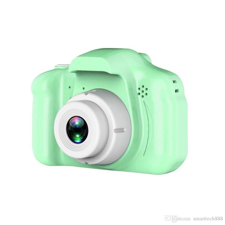 Детски фотоапарат, зелен
