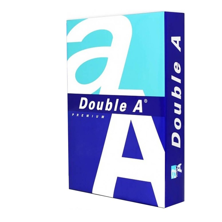 Hartie copiator A4 Double A, 80g/mp, 500 coli/top, 5 topuri/cutie
