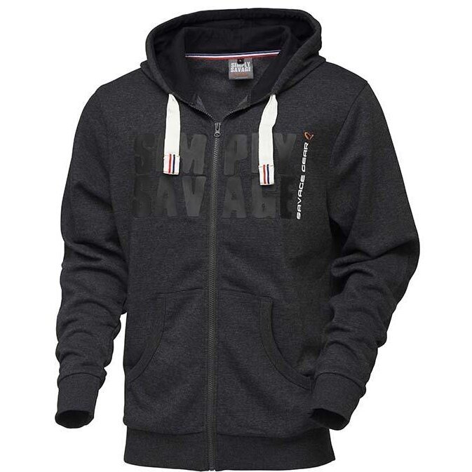 Hanorac Savage Gear Simply Savage Raw Zip, Gri