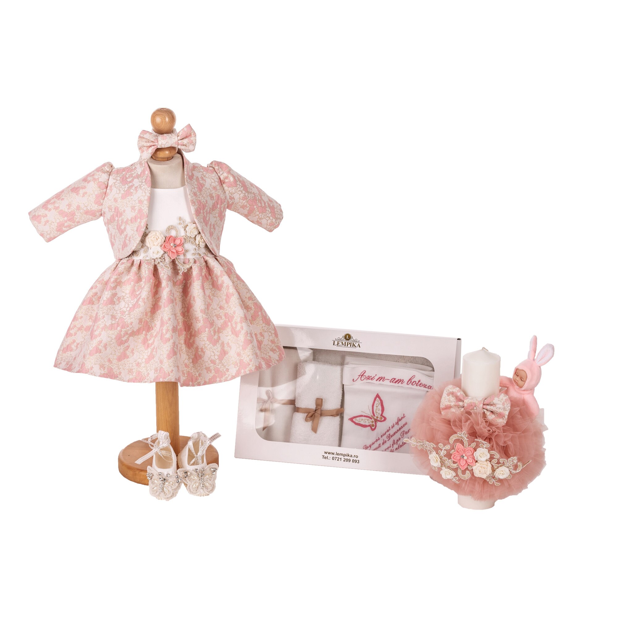Set Botez Lempika Bebe Lolita, 6 piese, 3-6luni