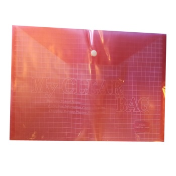 Mapa plastic A4, Vision, 100 microni cu capsa, rosie Mapa plastic A4, Vision, 100 microni cu capsa, rosie