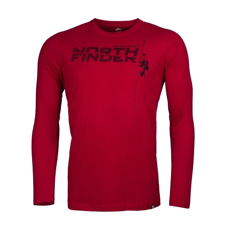 Tricou barbati NORTHFINDER Robert TR-3269OR, Rosu