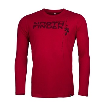 Tricou barbati NORTHFINDER Robert TR-3269OR, Rosu Tricou barbati NORTHFINDER Robert TR-3269OR, Rosu