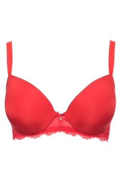Sutien din microfibra, Burete subtire pentru sustinere, Intimamoda Pure Love 1976, Rosu Sutien din microfibra, Burete subtire pentru sustinere, Intimamoda Pure Love 1976, Rosu