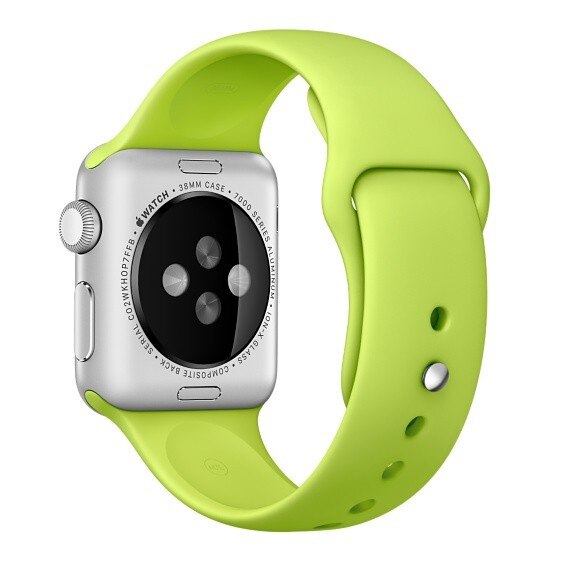 Curea iUni compatibila cu Apple Watch 1/2/3/4/5/6, 40mm, Silicon, Green