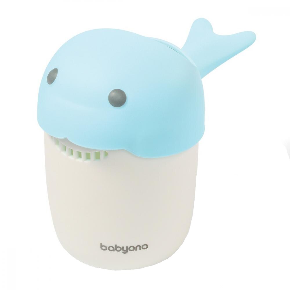 Recipient Baby Ono pentru clatit parul Whale albastru