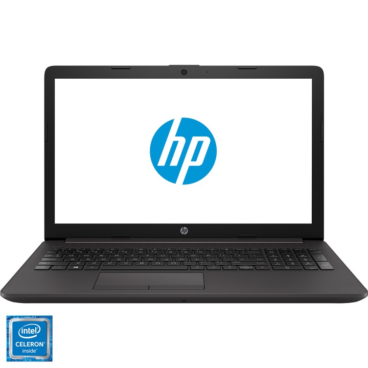 Laptop HP 250 G7 cu procesor Intel® Celeron™ N4000 pana la 2.60 GHz Gemini Lake, 15.6", HD, 4GB, 500GB HDD, Intel UHD Graphics, Free DOS, Dark Ash Silver