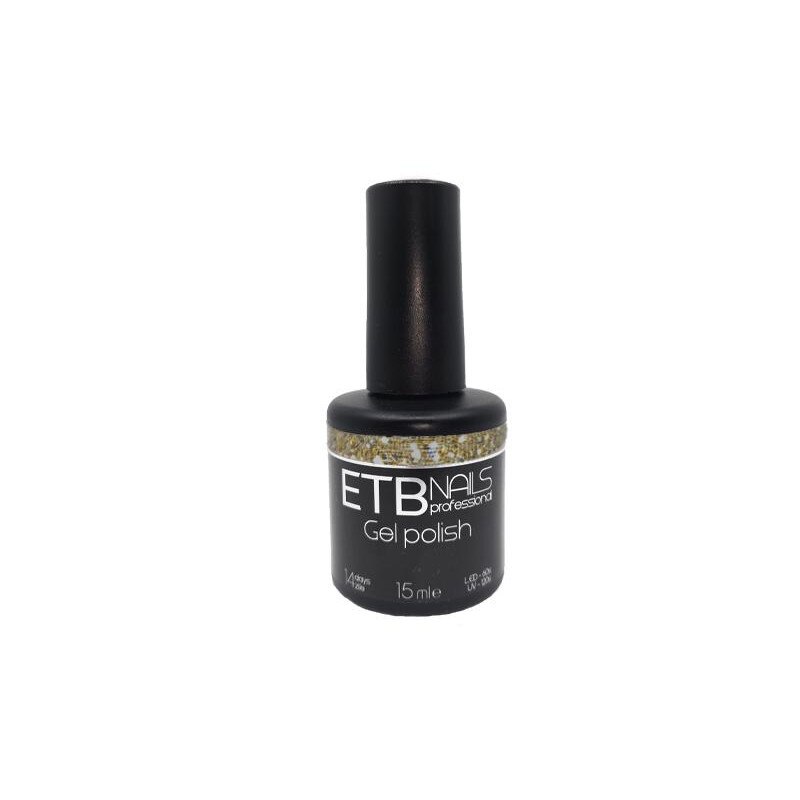 Gel de unghii permanent ETB Nails Gel Polish Only Gold 15ml