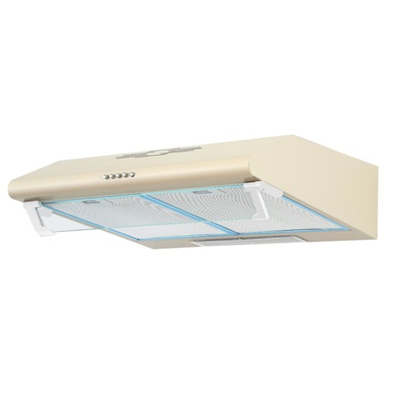 Aragaz mixt Studio Casa Firenze FE50/553G+1EL, 3 arzatoare gaz , 1 arzator electric, Cuptor electric, 50 cm + Hota clasica Olymp Beige, Putere de absorbtie 310 m3/h, 2 motoare, 60 cm, Crem