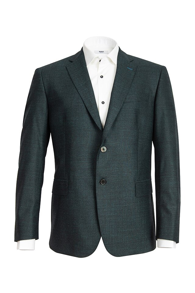 Sacou barbati, Stansfield, slim culoare verde inchis