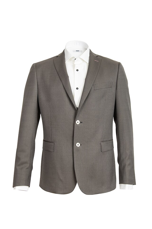 Sacou barbati, Stansfield, slim culoare maro