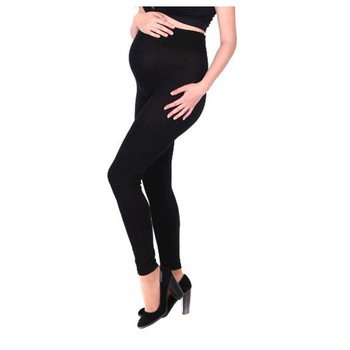 Colanti pentru gravide Rose Girl imblaniti XL/XXL, Negru Colanti pentru gravide Rose Girl imblaniti XL/XXL, Negru