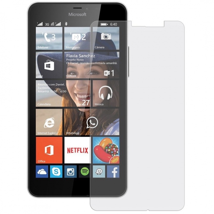 Протектор Omni от закалено стъкло за Nokia Lumia 640 XL