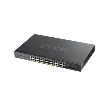 Switch ZYXEL GS1920-24HPV2, 24 porturi Gigabit Smart-Managed PoE, Montare in rack Switch ZYXEL GS1920-24HPV2, 24 porturi Gigabit Smart-Managed PoE, Montare in rack