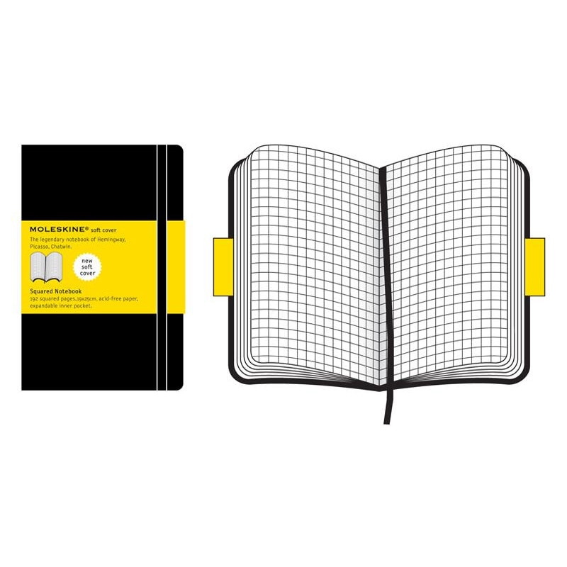 Moleskine Squared Soft Notebook - Extra Large