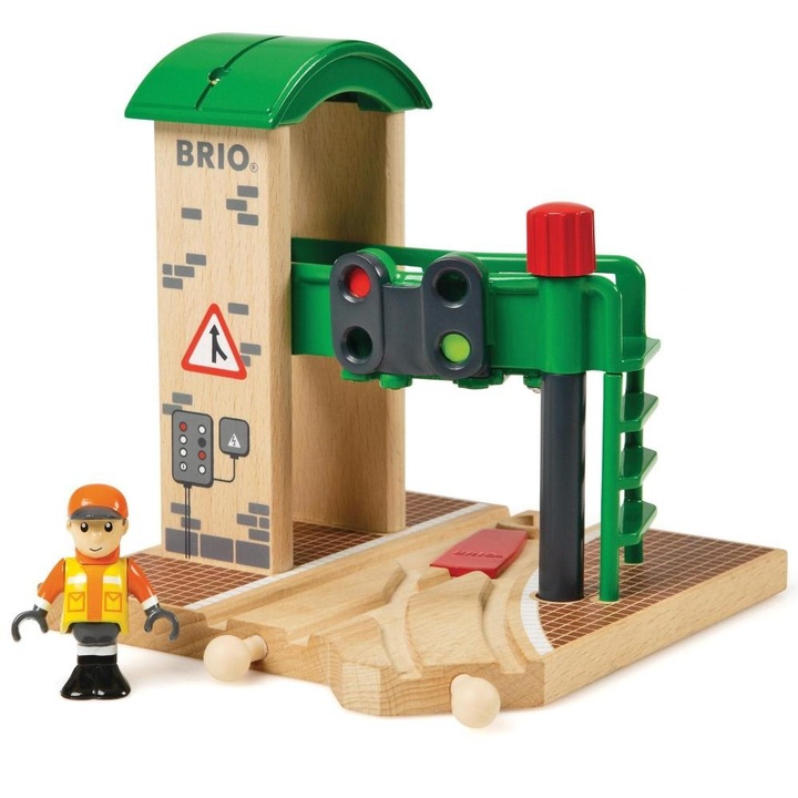 Детско влакче Brio, със светофари