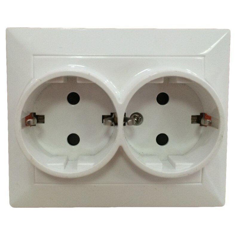 Top Priza Dubla 2P+E ST ODOSUN OD1404 Alba Monobloc IP20