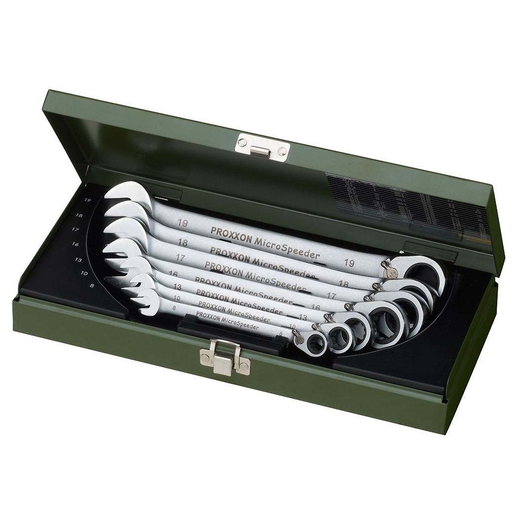 Trusa chei combinate cu clichet, Proxxon 23124