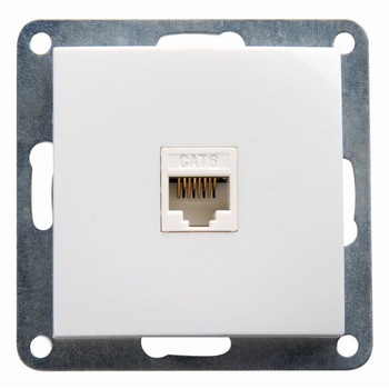 Top Priza UTP ST ODOSUN OD1409 Alba CAT6 Multipost IP20 Top Priza UTP ST ODOSUN OD1409 Alba CAT6 Multipost IP20