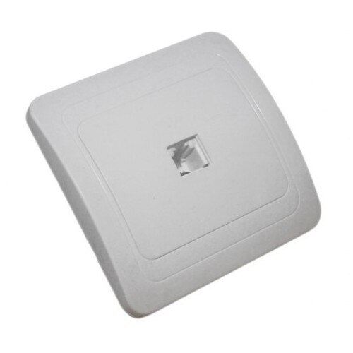 Priza ST Telefon ODOSUN OD1008 Alb Monobloc IP20