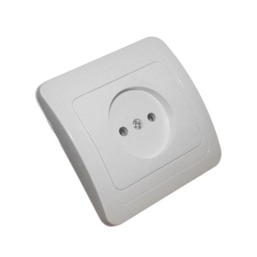 Priza ST Fara Contact de Protectie ODOSUN OD1002 Alb Monobloc IP20