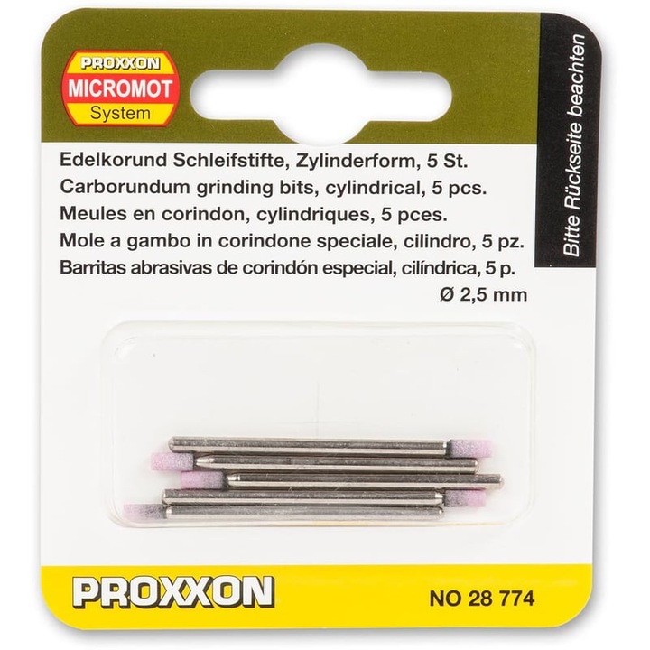 Biax cu partea activa din corindon, 2,5mm, Proxxon 28774