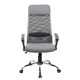 Scaun de birou ergonomic Kring Klaus, stofa + mesh, Gri