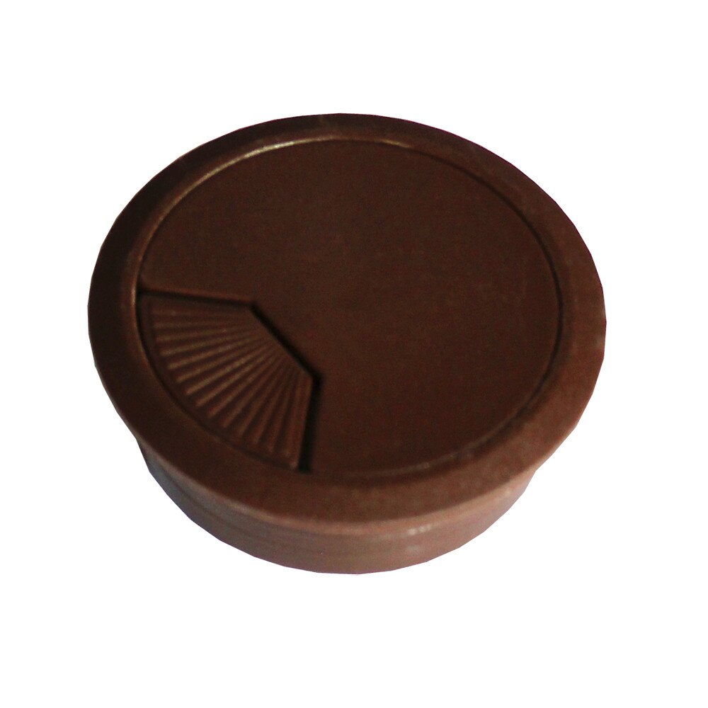 Trecere cabluri rotunda, maro, plastic, Ø60 mm, set 20 buc