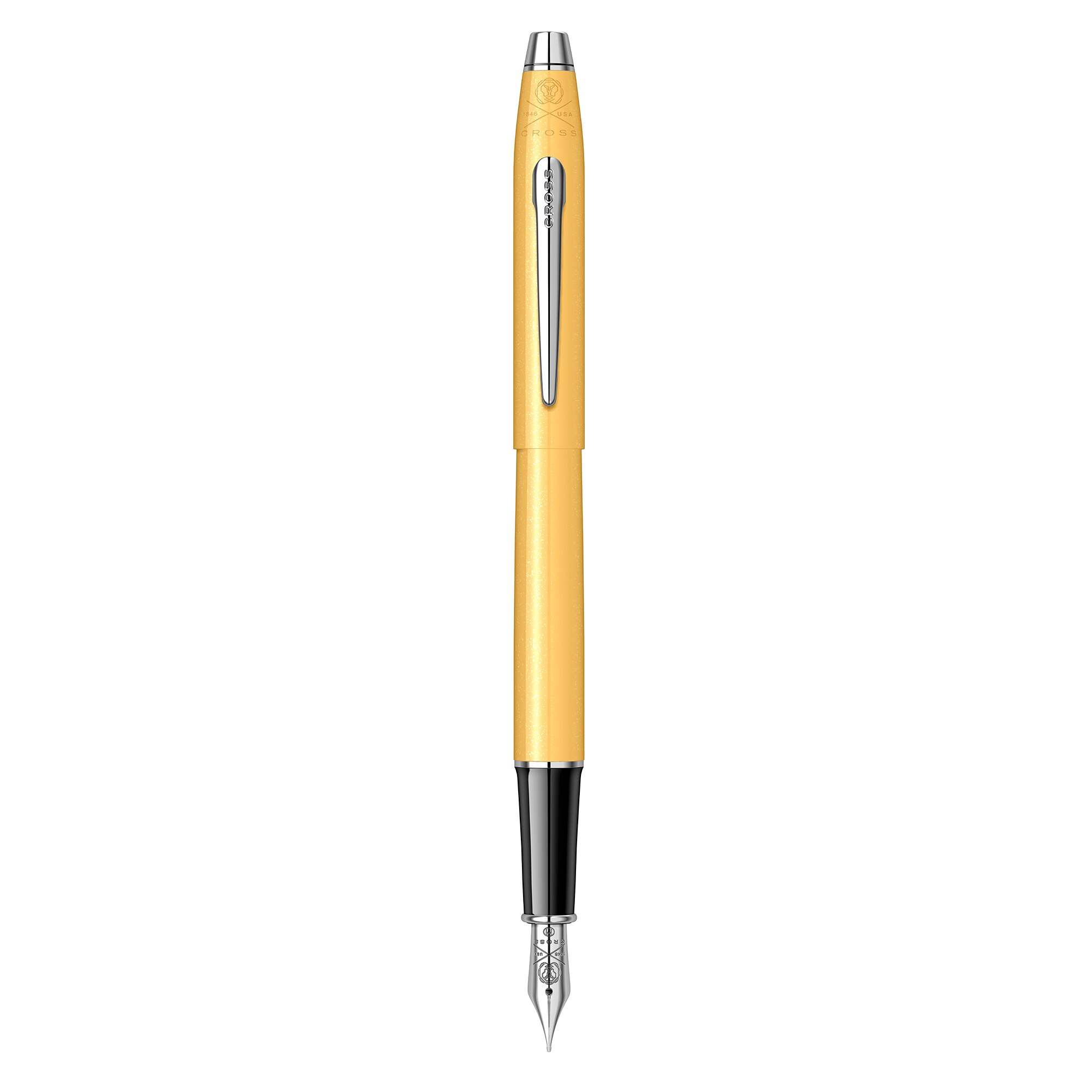 Stilou Cross Classic Century Sunrise Yellow Pearlescent CT, galben