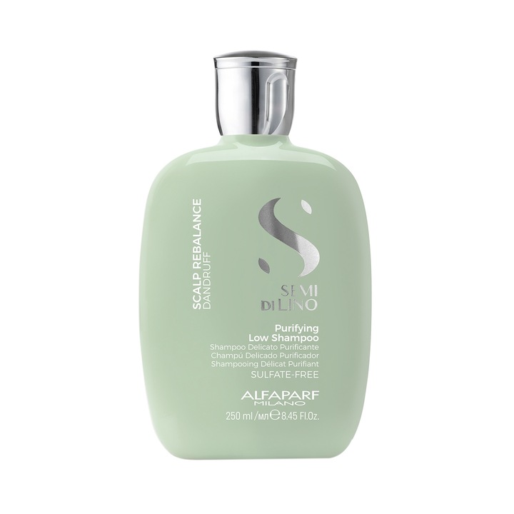 Sampon de purificare anti-matreata Alfaparf Semi di Lino Scalp Rebalancing Purifying, 250 ml