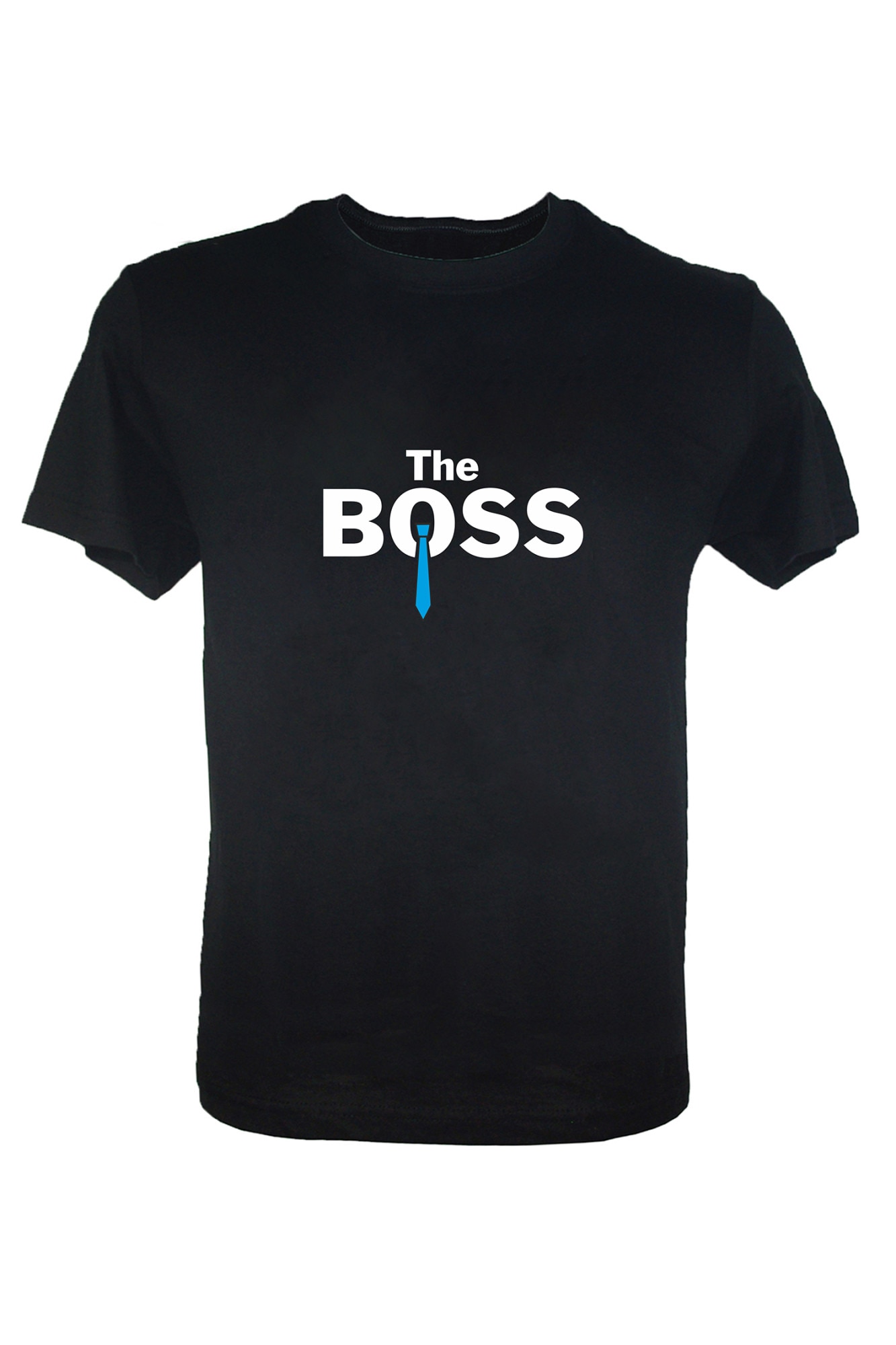 Tricou negru barbati The Boss, Negru