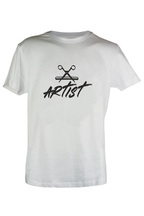 Tricou alb barbati Artist, Alb