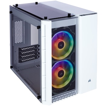 Carcasa Crystal Series 280X RGB, Tempered Glass, Mini Tower, fara sursa, Micro ATX, alba Carcasa Crystal Series 280X RGB, Tempered Glass, Mini Tower, fara sursa, Micro ATX, alba