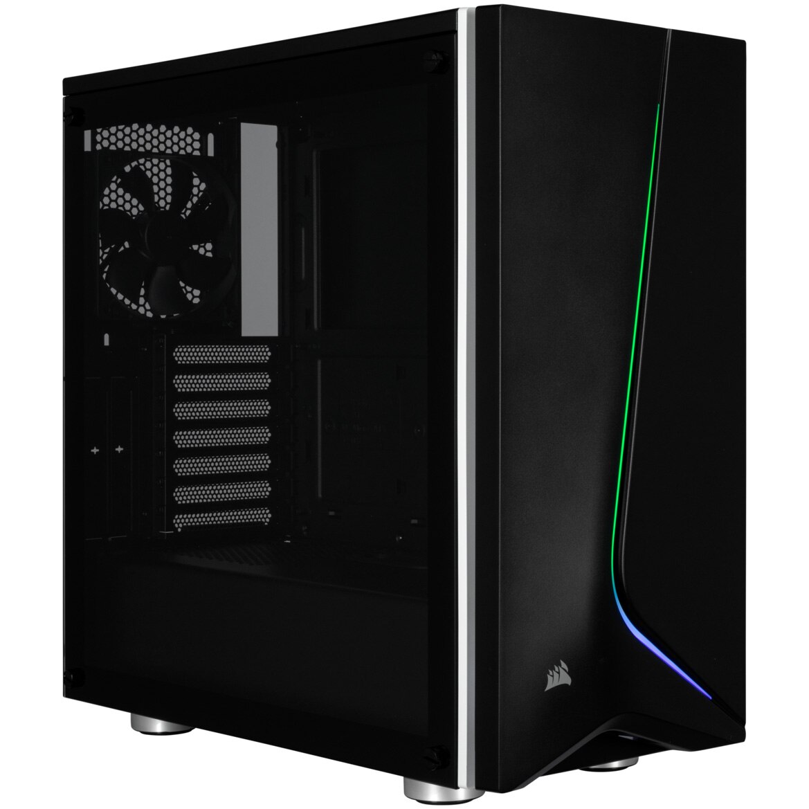 Carcasa Carbide SPEC-06 RGB, Tempered Glass, Middle Tower, fara sursa, ATX, negra